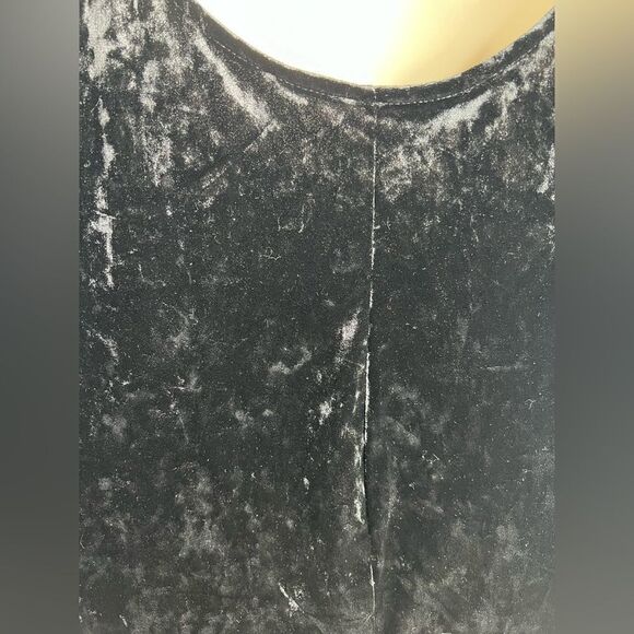 Future Collective Women Dress Ruched Long Sleeve Open Back Black Size 1X NEW - Picture 5 of 13